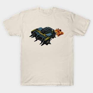 Gold Rocket League Car with Boost T-Shirt